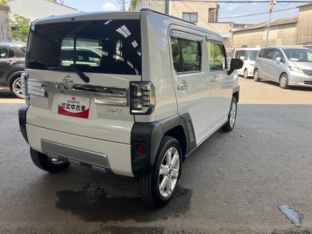 タフトGターボ クロムベンチャー軽自動車 衝突安全ボディ 衝突被害軽減ブレーキ プッシュスタート スマートキー オートエアコン オートライト コーナーセンサー 電動パーキング シートヒーター(和歌山県)の中古車