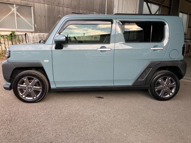 タフトGターボ軽自動車 衝突被害軽減ブレーキ ガラスルーフ LEDヘッドランプ LEDフォグランプ オートエアコン 電動パーキングブレーキ シートヒーター バックモニター コーナーセンサー 15インチアルミホイール(和歌山県)の中古車