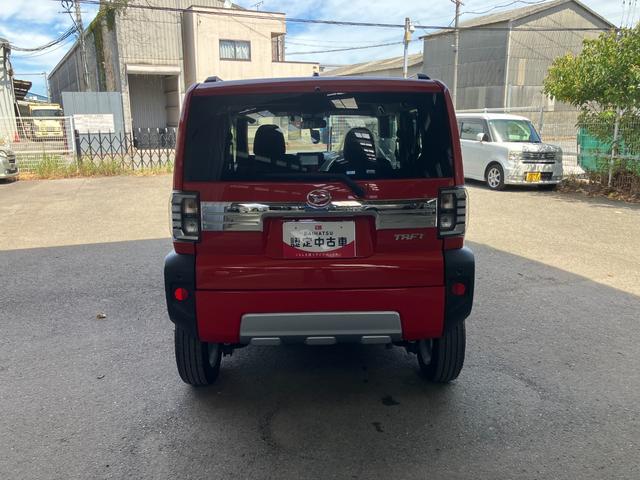 タフトＧ　クロムベンチャー軽自動車　衝突安全ボディ　衝突被害軽減ブレーキ　プッシュスタートボタン　ＬＥＤヘッドランプ　スマートキー　７インチ純正ナビ　バックカメラ　ドライブレコーダー　ＥＴＣ車載器（和歌山県）の中古車