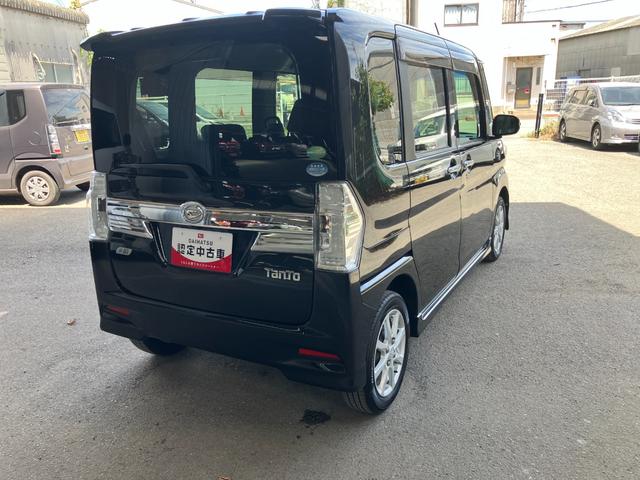 タントカスタムＸ　ＳＡ軽自動車　衝突安全ボディ　衝突被害軽減ブレーキ　プッシュスタートボタン　左側パワースライドドア付　７インチ純正ナビ　バックカメラ　ミラクルオープンドア（和歌山県）の中古車