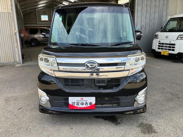 タントカスタムＸ　ＳＡ軽自動車　衝突安全ボディ　衝突被害軽減ブレーキ　プッシュスタートボタン　左側パワースライドドア付　７インチ純正ナビ　バックカメラ　ミラクルオープンドア（和歌山県）の中古車