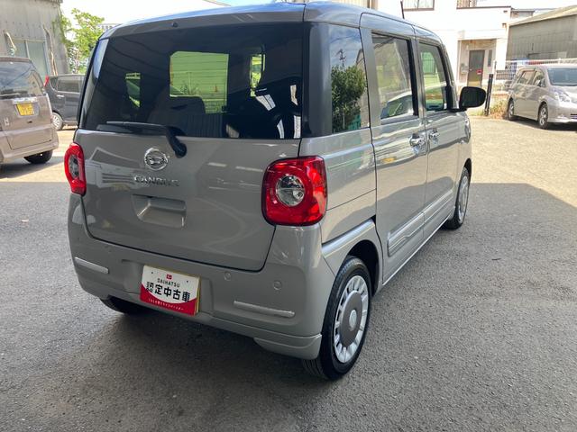 ムーヴキャンバスセオリーGターボ軽自動車 衝突安全ボディ 衝突被害軽減ブレーキ プッシュスタートボタン 両側電動スライドドア プッシュスタートボタン 9インチディスプレイオーディオ パノラマ対応カメラ 電動パーキング(和歌山県)の中古車
