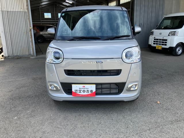 ムーヴキャンバスセオリーGターボ軽自動車 衝突安全ボディ 衝突被害軽減ブレーキ プッシュスタートボタン 両側電動スライドドア プッシュスタートボタン 9インチディスプレイオーディオ パノラマ対応カメラ 電動パーキング(和歌山県)の中古車