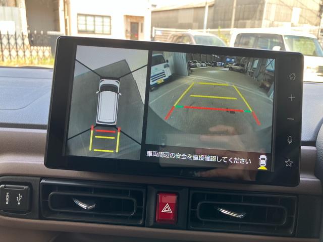ムーヴキャンバスセオリーGターボ軽自動車 衝突安全ボディ 衝突被害軽減ブレーキ プッシュスタートボタン 両側電動スライドドア プッシュスタートボタン 9インチディスプレイオーディオ パノラマ対応カメラ 電動パーキング(和歌山県)の中古車