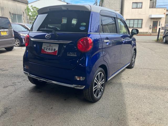 キャスト 中古車 スタイルＧ　ＳＡＩＩ軽自動車　ワンオーナー　衝突安全ボディ　衝突被害軽減ブレーキ　フィルムトップルーフ　オートエアコン　社外製７インチナビ　ＥＴＣ車載器　バックモニター　ＬＥＤヘッドランプ　１５インチアルミホイール