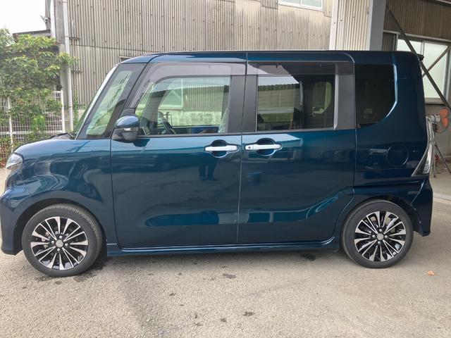 タントカスタムＲＳ軽自動車　衝突安全ボディ　衝突被害軽減ブレーキ　ＬＥＤヘッドランプ　両側電動スライドドア　９インチナビ　パノラマ対応カメラ　ＥＴＣ車載器　ドライブレコーダー　シートヒーター（和歌山県）の中古車