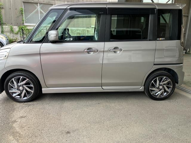 スペーシアカスタム 中古車 ＸＳターボ軽自動車　衝突安全ボディ　衝突被害軽減ブレーキ付き　プッシュスタートボタン　オートエアコン　ＥＴＣ車載器　両側電動スライドドア　７インチナビ　アラウンドビューモニター　シートヒーター