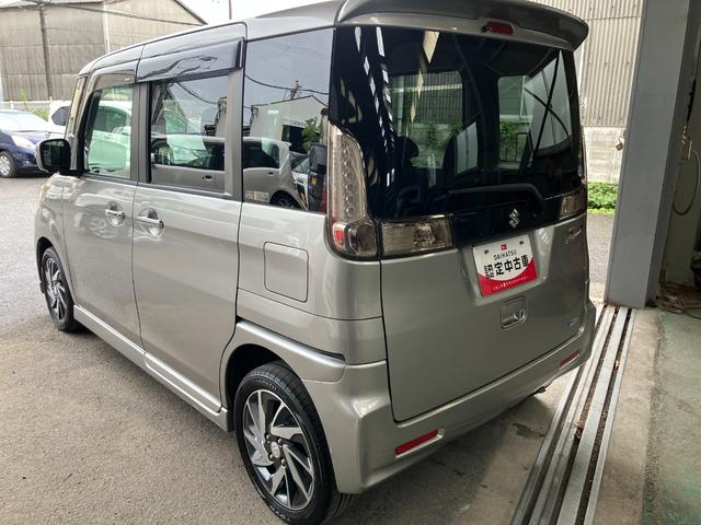 スペーシアカスタム 中古車 ＸＳターボ軽自動車　衝突安全ボディ　衝突被害軽減ブレーキ付き　プッシュスタートボタン　オートエアコン　ＥＴＣ車載器　両側電動スライドドア　７インチナビ　アラウンドビューモニター　シートヒーター