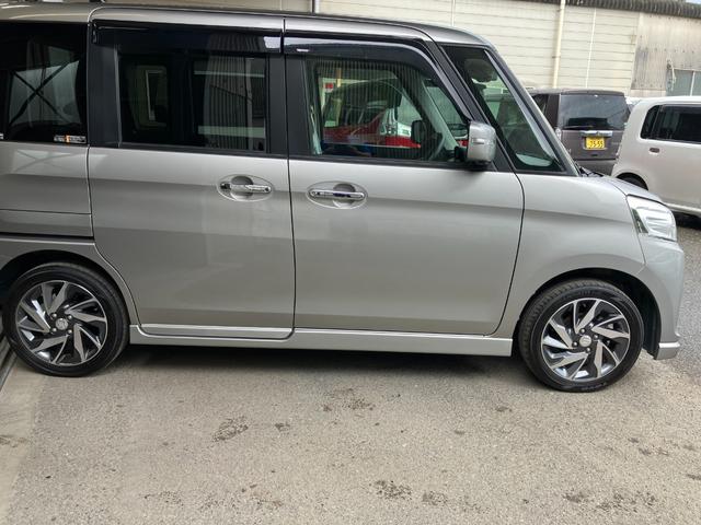 スペーシアカスタムＸＳターボ軽自動車　衝突安全ボディ　衝突被害軽減ブレーキ付き　プッシュスタートボタン　オートエアコン　ＥＴＣ車載器　両側電動スライドドア　７インチナビ　アラウンドビューモニター　シートヒーター（和歌山県）の中古車