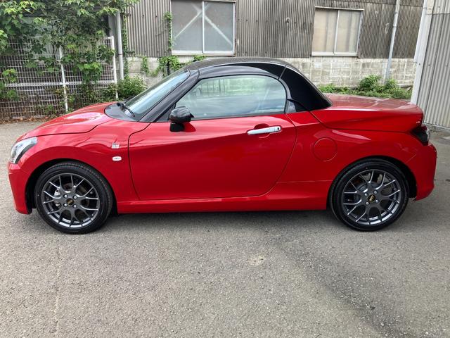 コペンＧＲ　スポーツ軽自動車　プッシュスタートボタン　オートエアコン　シートヒーター　オープンカー　レカロシート　１６インチアルミ　スマートキー　ＭＯＭＯ革巻きハンドル（和歌山県）の中古車