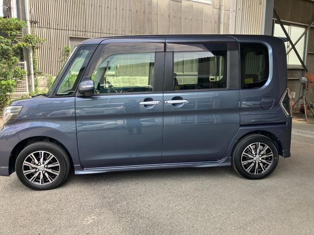タントカスタムＸ　トップエディションＳＡIII軽自動車　プッシュスタートボタン　衝突安全ボディ　衝突被害軽減ブレーキ付きオートエアコン　左側パワースライドドア付　８インチ純正ナビ　バックカメラ　シートヒーター　ＥＴＣ車載器（和歌山県）の中古車