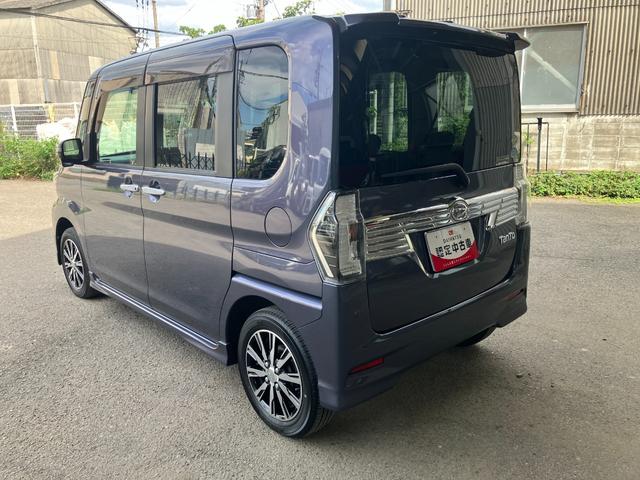 タントカスタムＸ　トップエディションＳＡIII軽自動車　プッシュスタートボタン　衝突安全ボディ　衝突被害軽減ブレーキ付きオートエアコン　左側パワースライドドア付　８インチ純正ナビ　バックカメラ　シートヒーター　ＥＴＣ車載器（和歌山県）の中古車