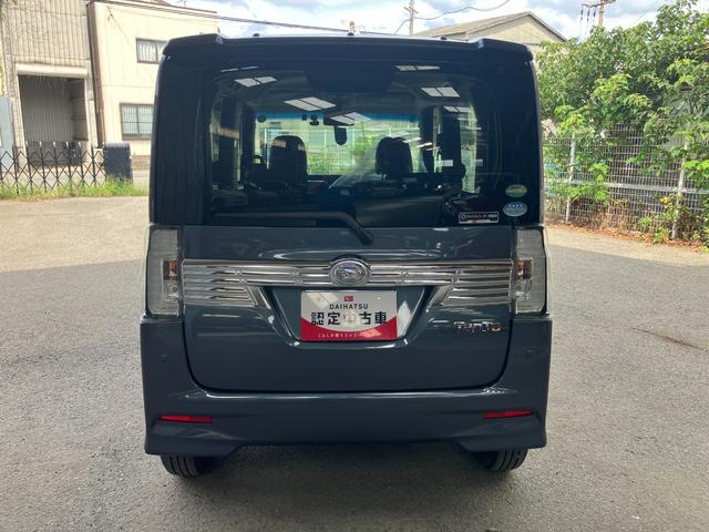 タントカスタムＸ　トップエディションＳＡIII軽自動車　プッシュスタートボタン　衝突安全ボディ　衝突被害軽減ブレーキ付きオートエアコン　左側パワースライドドア付　８インチ純正ナビ　バックカメラ　シートヒーター　ＥＴＣ車載器（和歌山県）の中古車