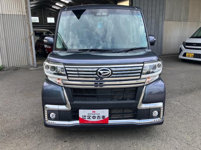 タントカスタムＸ　トップエディションＳＡIII軽自動車　プッシュスタートボタン　衝突安全ボディ　衝突被害軽減ブレーキ付きオートエアコン　左側パワースライドドア付　８インチ純正ナビ　バックカメラ　シートヒーター　ＥＴＣ車載器（和歌山県）の中古車