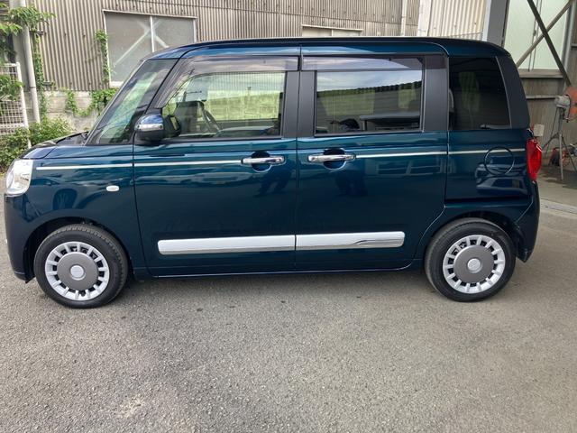 ムーヴキャンバスセオリーＧ軽自動車　プッシュスタートボタン　衝突安全ボディ　衝突被害軽減ブレーキ付きオートエアコン　シートヒーター　両側電動スライドドア　７インチナビ　バックカメラ　電動パーキング　ホットカップホルダー（和歌山県）の中古車