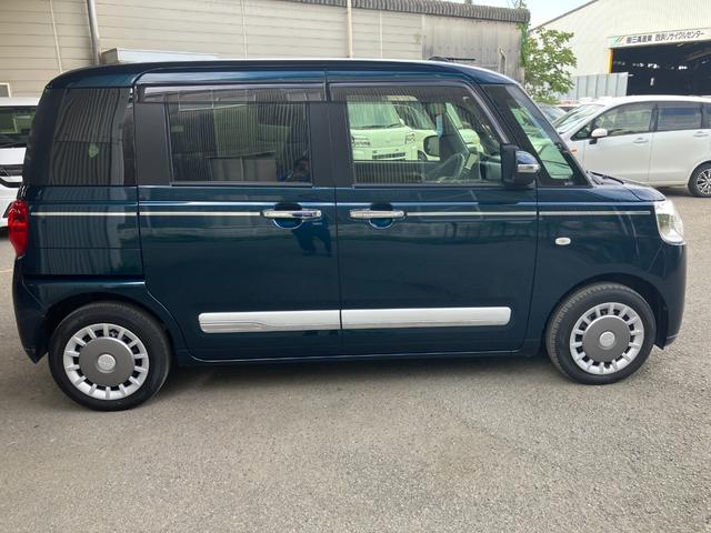 ムーヴキャンバスセオリーＧ軽自動車　プッシュスタートボタン　衝突安全ボディ　衝突被害軽減ブレーキ付きオートエアコン　シートヒーター　両側電動スライドドア　７インチナビ　バックカメラ　電動パーキング　ホットカップホルダー（和歌山県）の中古車