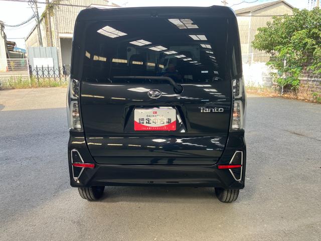 タント 中古車 カスタムＲＳリミテッド軽自動車　保証付き　修復歴無し　衝突安全ボディ　衝突被害軽減ブレーキ　プッシュスタートボタン　オートエアコン　両側電動スライドドア　９インチ純正ナビ　バックカメラ　ＥＴＣ　ドライブレコーダー