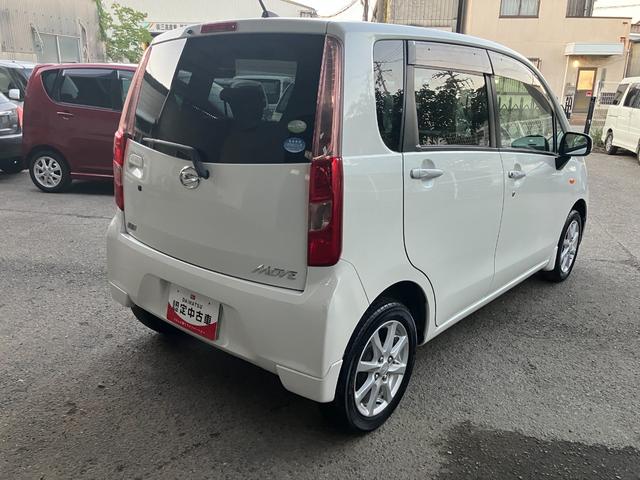 ムーヴ 中古車 Ｘ軽自動車　保証付き　修復歴無し　プッシュスタートボタン　オートエアコン　スマートキー　１４インチアルミホイール　横開きバックドア