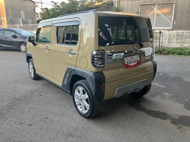 タフト 中古車 Ｇターボ　クロムベンチャー軽自動車　衝突安全ボディ　衝突被害軽減ブレーキ　プッシュスタートボタン　オートエアコン　シートヒーター　電動パーキング　ＬＥＤヘッドランプ　ガラスルーフ