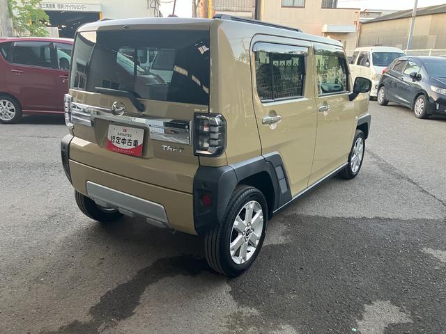 タフト 中古車 Ｇターボ　クロムベンチャー軽自動車　衝突安全ボディ　衝突被害軽減ブレーキ　プッシュスタートボタン　オートエアコン　シートヒーター　電動パーキング　ＬＥＤヘッドランプ　ガラスルーフ