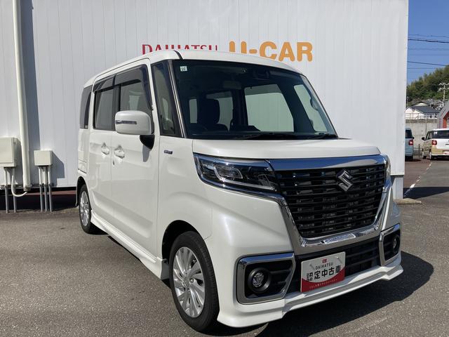 スペーシアカスタムハイブリッドＧＳ純正ナビ　Ｂｌｕｅｔｏｏｔｈオーディオ　フルセグテレビ　ＥＴＣ車載機　スズキセーフティーサポート　ＬＥＤヘッドライト　左側電動スライドドア（和歌山県）の中古車