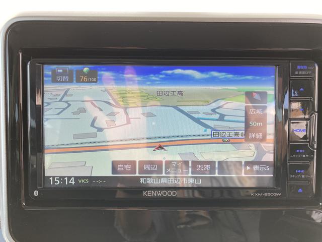 スペーシアカスタムハイブリッドＧＳ純正ナビ　Ｂｌｕｅｔｏｏｔｈオーディオ　フルセグテレビ　ＥＴＣ車載機　スズキセーフティーサポート　ＬＥＤヘッドライト　左側電動スライドドア（和歌山県）の中古車