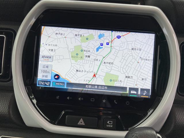 ハスラーハイブリッドＸターボ純正ナビ、Ｂｌｕｅｔｏｏｔｈオーディオ、ＣＤ、ＤＶＤ、テレビ、ａｎｄｒｏｉｄａｕｔｏ、ＥＴＣ車載器、スズキセーフティサポート、ヒートシーター、全方位モニター（和歌山県）の中古車