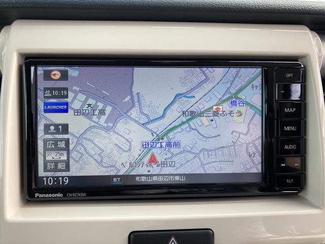 ハスラーＪ純正ナビ　ＣＤ／ＤＶＤ再生　Ｂｌｕｅｔｏｏｔｈオーディオ　ＥＴＣ車載器　シートヒーター　デュアルカメラブレーキサポート（和歌山県）の中古車