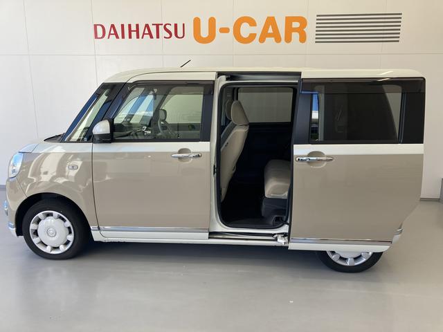 ムーヴキャンバス 中古車 ＧメイクアップＶＳ　ＳＡＩＩＩメモリーナビ（ＴＶ　　ＣＤ／ＤＶＤ　録音　Ｂｌｕｅｔｏｏｔｈ）・パノラマモニター・ＥＴＣ車載機・ＬＥＤヘッドランプ・両側パワースライドドア