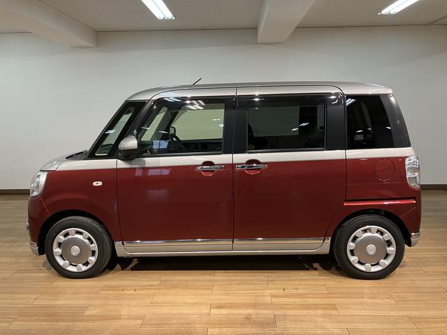 ムーヴキャンバスＧブラックアクセントＶＳ　ＳＡIII　２．１万キロ／ナビ２．１万キロ／鑑定書有り／１年保証／ナビ／パノラマカメラ／前後ドラレコ／衝突軽減ブレーキ／ＴＶ／ＵＳＢ／Ｂｌｕｅｔｏｏｔｈ／両側電動スライドドア／ＬＥＤライト／運転席シートヒーター／認定中古車／（大阪府）の中古車