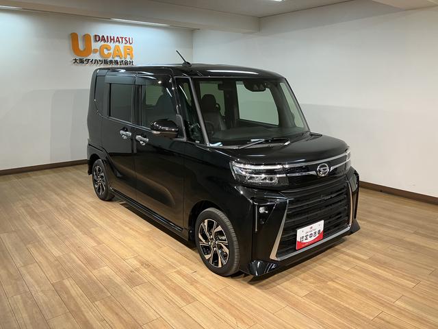 タントカスタムＸ　ナビ／パノラマモニター／ドラレコ／ＥＴＣ鑑定書付き／車検整備付き／ナビ／ＴＶ／パノラマモニター／前後ドラレコ／ＥＴＣ／衝突軽減ブレーキ／横滑り防止装置／コーナーセンサー／ＬＥＤライト／キーフリー／電動パーキングブレーキ／ブレーキホールド（大阪府）の中古車