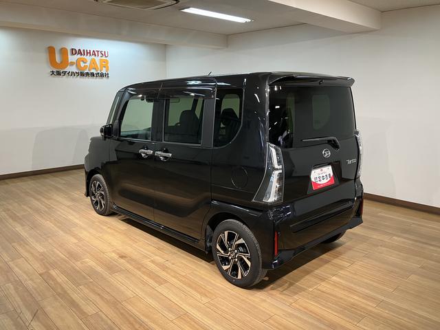 タントカスタムＸ　ナビ／パノラマモニター／ドラレコ／ＥＴＣ鑑定書付き／車検整備付き／ナビ／ＴＶ／パノラマモニター／前後ドラレコ／ＥＴＣ／衝突軽減ブレーキ／横滑り防止装置／コーナーセンサー／ＬＥＤライト／キーフリー／電動パーキングブレーキ／ブレーキホールド（大阪府）の中古車