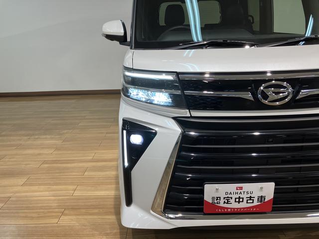 タントカスタムＸ　ナビ／パノラマカメラ／ドラレコ／ＥＴＣ鑑定書付き／ナビ／ＨＤＭＩ／ＵＳＢ／ＴＶ／Ｂｌｕｅｔｏｏｔｈ／パノラマカメラ／ＥＴＣ／衝突軽減ブレーキ／両側電動スライドドア／コーナーセンサー／ＬＥＤライト／フォグランプ／キーフリー（大阪府）の中古車