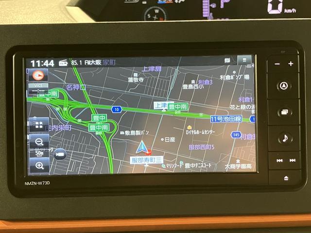 タントファンクロスターボ　　鑑定書付き／新車保証／車検整備ナビ／ＨＤＭＩ／ＴＶ／ＵＳＢ／Ｂｌｕｅｔｏｏｔｈ／バックカメラ／前後ドラレコ／ＥＴＣ／衝突軽減ブレーキ／コーナーセンサー／両側電動スライドドア／電動パーキング／ブレーキホールド／ＬＥＤライト（大阪府）の中古車