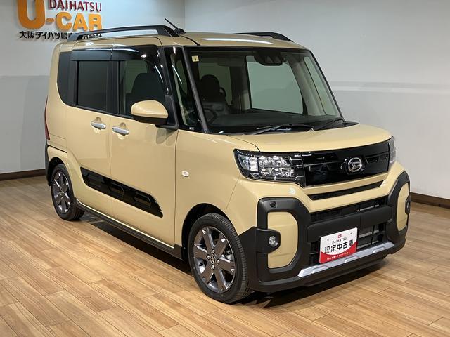 タントファンクロスターボ　　鑑定書付き／新車保証／車検整備ナビ／ＨＤＭＩ／ＴＶ／ＵＳＢ／Ｂｌｕｅｔｏｏｔｈ／バックカメラ／前後ドラレコ／ＥＴＣ／衝突軽減ブレーキ／コーナーセンサー／両側電動スライドドア／電動パーキング／ブレーキホールド／ＬＥＤライト（大阪府）の中古車