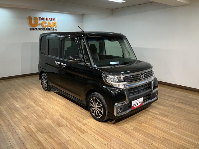 タントカスタムＸ　トップエディションＶＳ　ＳＡIII　１年保証８インチナビ／ＴＶ／ＵＳＢ／Ｂｌｕｅｔｏｏｔｈ／パノラマカメラ／ＥＴＣ／ドラレコ／ターボ車／衝突軽減ブレーキ／両側電動スライドドア／ＬＥＤライト／フォグランプ／運転席シートヒーター／キーフリー／（大阪府）の中古車