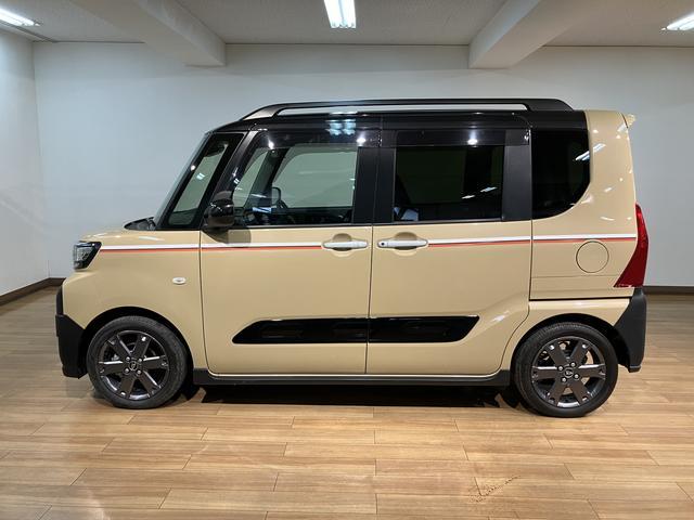タントファンクロスターボ　　鑑定書／新車保証付き／車検整備付き１．１万キロ／ナビ／バックカメラ／前後ドラレコ／ＴＶ／Ｂｌｕｅｔｏｏｔｈ／ＵＳＢ／ＨＤＭＩ／ＥＴＣ／衝突軽減ブレーキ／両側電動スライドドア／コーナーセンサー／電動パーキング／ブレーキホールド／（大阪府）の中古車