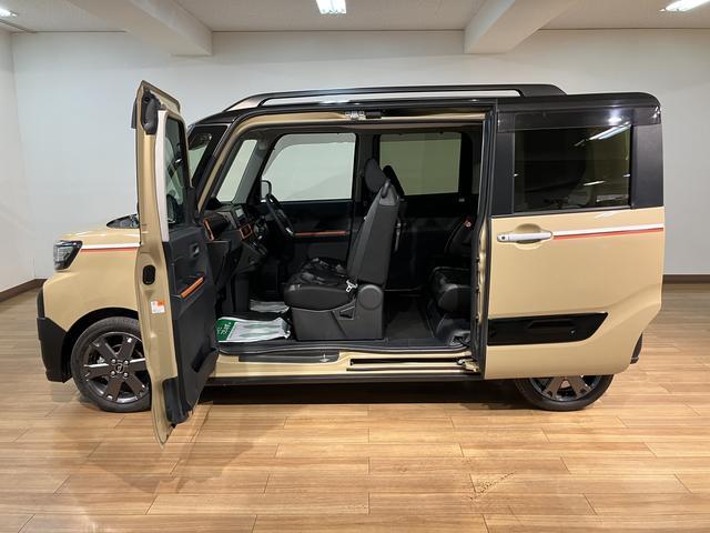 タントファンクロスターボ　　鑑定書／新車保証付き／車検整備付き１．１万キロ／ナビ／バックカメラ／前後ドラレコ／ＴＶ／Ｂｌｕｅｔｏｏｔｈ／ＵＳＢ／ＨＤＭＩ／ＥＴＣ／衝突軽減ブレーキ／両側電動スライドドア／コーナーセンサー／電動パーキング／ブレーキホールド／（大阪府）の中古車