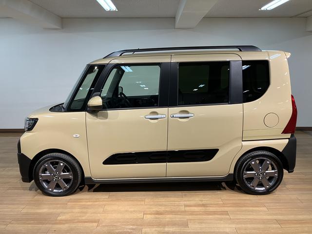 タントファンクロスターボリミテッド　Ｒ８年式／走行６キロターボ車／クルーズコントロール／衝突軽減ブレーキ／コーナーセンサー／アクセル踏み間違い／シートヒーター／ＥＴＣ／ブレーキホールド／電動パーキングブレーキ／ＵＳＢ／ＬＥＤライト／両側電動スライドドア（大阪府）の中古車