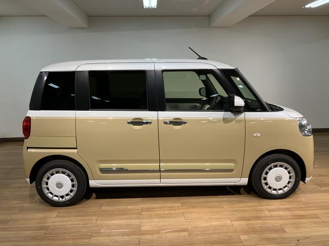 ムーヴキャンバスストライプスＧターボ　車検Ｒ１０．１０／ナビ／元試乗車ナビ／ＵＳＢ／Ｂｌｕｅｔｏｏｔｈ／ＣＤ録音／ＴＶ／バックカメラ／クルーズコントロール／両側電動スライドドア／衝突軽減ブレーキ・アクセル踏み間違い防止装置／コーナーセンサー／電動パーキングブレーキ（大阪府）の中古車