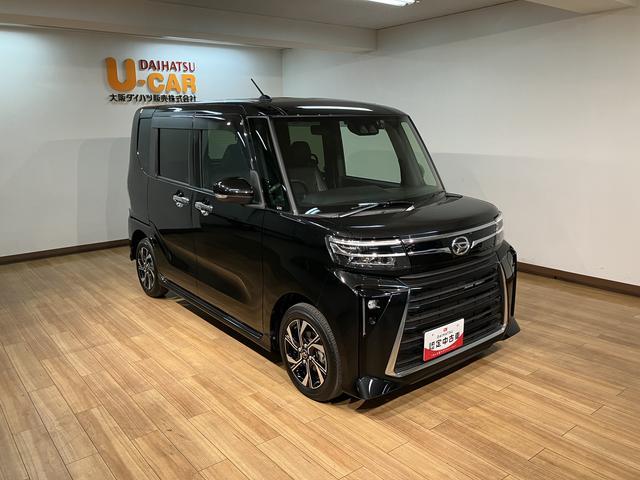 タントカスタムX ナビ/Bカメラ/前後ドラレコ/ETC/ナビ/バックカメラ/TV/Bluetooth/USB/衝突軽減ブレーキ・アクセル踏み間違い防止・車線逸脱防止/ETC/シートヒーター/両側電動スライドドア/電動パーキングブレーキ/ブレーキホールド/(大阪府)の中古車
