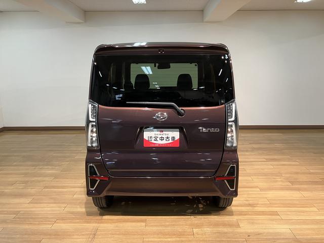 タントカスタムRS 禁煙車/鑑定証/走行4.3万キロ/点検整備渡ナビ/TV/Bluetooth/USB/パノラマカメラ/前後ドラレコ/ETC/クルーズコントロール/衝突軽減ブレーキ・踏み間違い防止・車線逸脱防止/LEDライト/両側電動スライドドア/シートヒーター(大阪府)の中古車