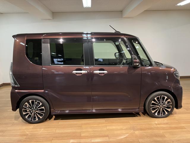 タントカスタムRS 禁煙車/鑑定証/走行4.3万キロ/点検整備渡ナビ/TV/Bluetooth/USB/パノラマカメラ/前後ドラレコ/ETC/クルーズコントロール/衝突軽減ブレーキ・踏み間違い防止・車線逸脱防止/LEDライト/両側電動スライドドア/シートヒーター(大阪府)の中古車
