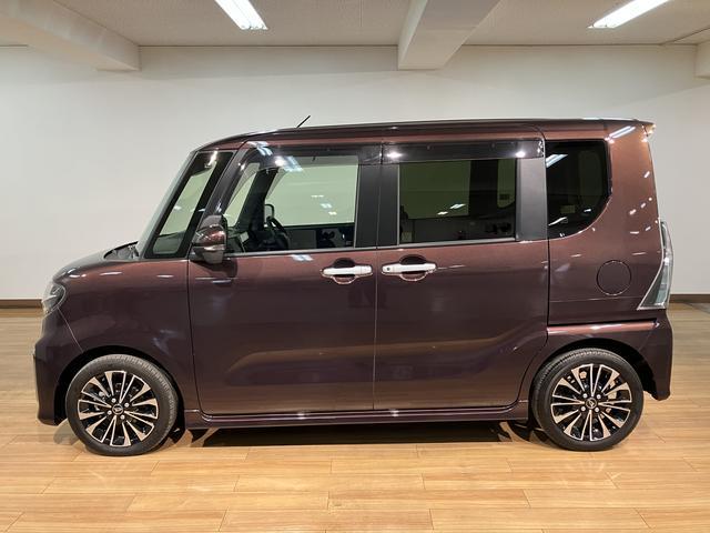 タントカスタムRS 禁煙車/鑑定証/走行4.3万キロ/点検整備渡ナビ/TV/Bluetooth/USB/パノラマカメラ/前後ドラレコ/ETC/クルーズコントロール/衝突軽減ブレーキ・踏み間違い防止・車線逸脱防止/LEDライト/両側電動スライドドア/シートヒーター(大阪府)の中古車