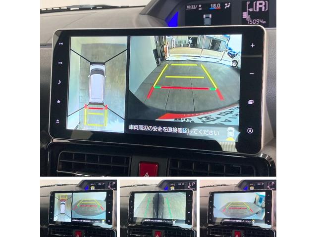 タントカスタムＲＳ　９型ナビ　パノラマカメラ　前後ドラレコ追突被害軽減ブレーキ　コーナーセンサー　両側電動スライドドア　レーダークルコン　シートヒーター　９インチフルセグナビ　ＤＶＤ　Ｂｌｕｅｔｏｏｔｈ　ＵＳＢ　パノラマカメラ　前後ドラレコ　駐車支援システム（滋賀県）の中古車