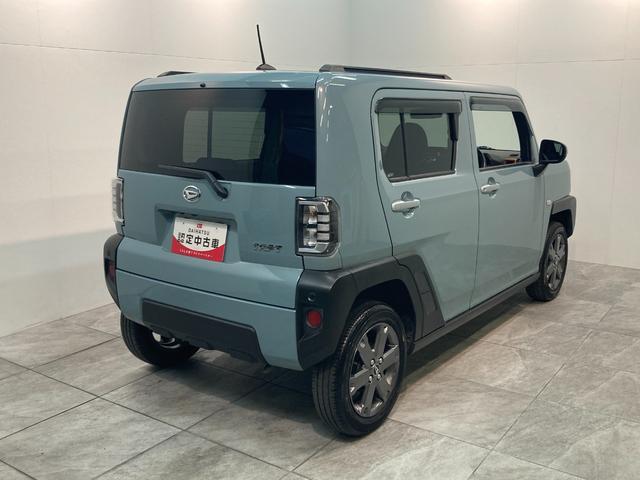 タフトＧターボ　前席シートヒーター　スマートキー　車検整備付追突被害軽減ブレーキ　スマアシ　コーナーセンサー　ＬＥＤ　レーダークルーズコントロール　スマートキー　前席シートヒーター　ＣＤステレオ　ナビ取付時用バックカメラ（滋賀県）の中古車
