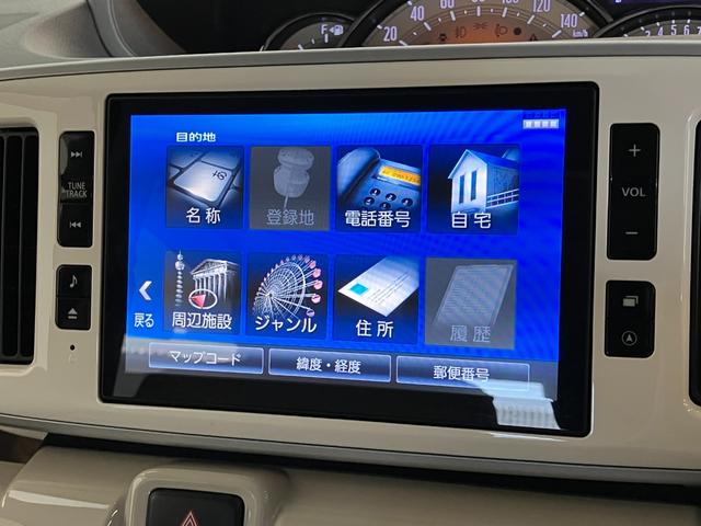 ムーヴキャンバスＧメイクアップＳＡ２　８型ナビ　パノラマカメラ　ドラレコ追突被害軽減ブレーキ　スマアシ２　ＬＥＤ　スマートキー　両側電動スライドドア　８インチフルセグナビ　ＤＶＤ　Ｂｌｕｅｔｏｏｔｈ　ＵＳＢ　パノラマカメラ　ドラレコ（滋賀県）の中古車