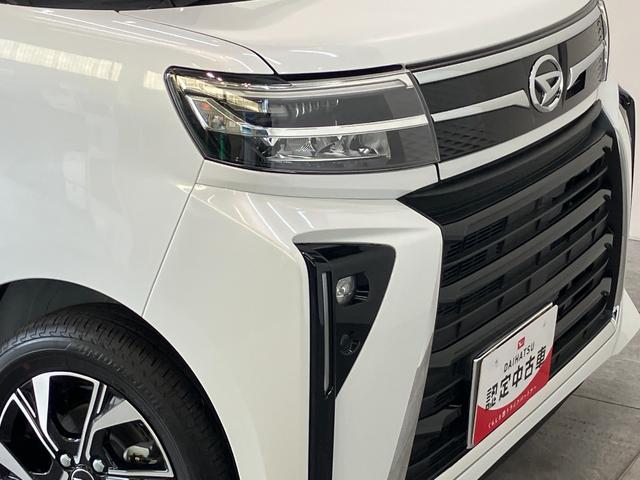 タントカスタムＸ　９型ディスプレイオーディオ　Ｂカメラ　ドラレコ衝突被害軽減ブレーキ　コーナーセンサー　９型ディスプレイオーディオ　フルセグ　Ｂｌｕｅｔｏｏｔｈ　ＵＳＢ　バックカメラ　前後ドラレコ　両側電動スライドドア　前席シートヒーター　ＬＥＤ　スマートキー（滋賀県）の中古車