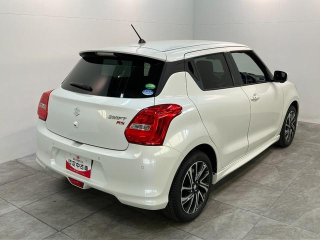 スイフトＲＳ　クルーズコントロール　パノラマカメラ　ドラレコ　ＬＥＤ衝突被害軽減ブレーキ　コーナーセンサー　Ｂｌｕｅｔｏｏｔｈ　パノラマカメラ　ＥＴＣ　ドラレコ　パドルシフト　クルーズコントロール　シートヒーター　スマートキー　オートライト　オートエアコン　電格ミラー（滋賀県）の中古車