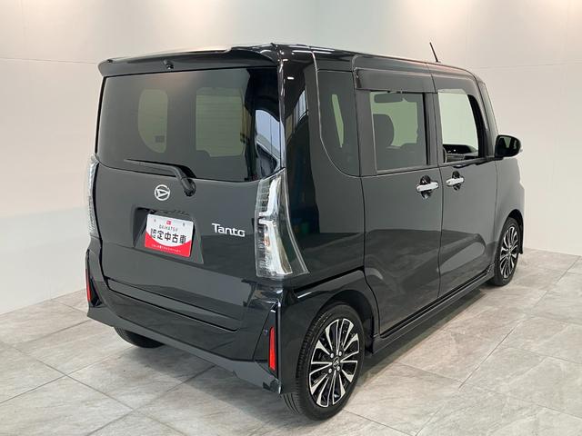 タントカスタムＲＳ　フルセグナビ　前後ドラレコ　レーダークルコン衝突被害軽減ブレーキ　コーナーセンサー　ターボ　フルセグナビ　Ｂｌｕｅｔｏｏｔｈ　ＤＶＤ再生　ＵＳＢ　パノラマカメラ　両側電動スライドドア　前席シートヒーター　ＬＥＤ　レーダークルーズコントロール（滋賀県）の中古車